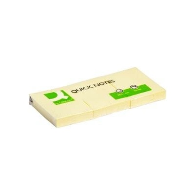 Bloček Q-CONNECT žltý 38x51mm 3x100 l