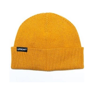 Upfront PATCH Rib beanie Yellow