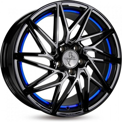 Keskin KT20 8x18 5x112 ET45 black blue inside