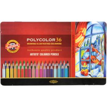 KOH-I-NOOR Polycolor Artist's Coloured Pencils Комплект цветни моливи 36 бр (3825036002PL)