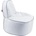 Pufrelax Пуф стол за деца OK Junior, водоустойчив, Бял
