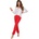 Donna Дамска пижама Piama-Teddy-Ecru-CzerwonyV-58975-Ecru-Czerwony - Бордо, размер 44