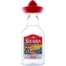 Sierra Tequila Blanco 38% 0,05 l (holá láhev)