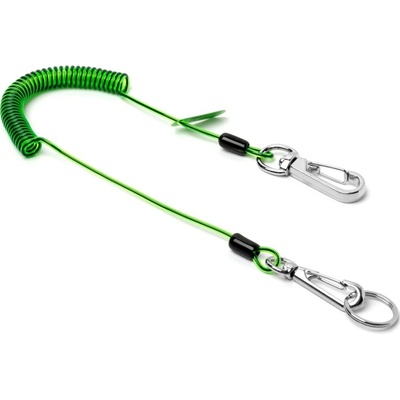 Lehký lankový NGL Lanyard pro lešenáské klíče s nosností 1 kg – zelená, kov