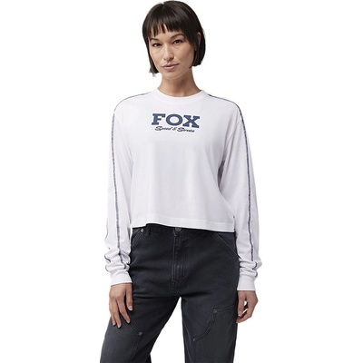 FOX Speed & Service Ls Crop 2024 White