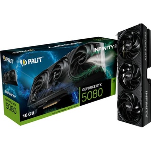 Palit GeForce RTX 5080 Infinity 3 16GB GDDR7 256bit (NE75080019T2-GB2035S) Видео карти