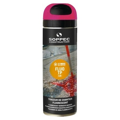 SOPPEC Farba značkovacia sprej Fluo TP 12M 500 ml ružová