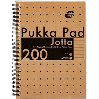 PUKKA PAD Špirálový zošit A5 linajkový Jotta Kraft