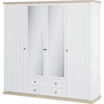 Sconto PONTYPOOL 2 215 x 219 cm biela/dub riva