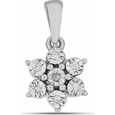 Nefertitis Přívěsek stříbrný s broušeným diamantem 027283 DIA NF55925