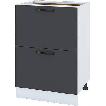 ИРИМ Долен кухненски шкаф Сити БФ-Карбон мат-11-44 60 см