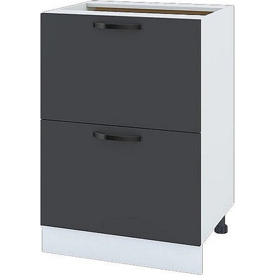 ИРИМ Долен кухненски шкаф Сити БФ-Карбон мат-11-44 60 см