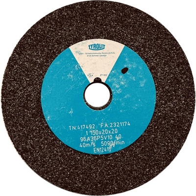 Tyrolit Brusný kotouč plochý 150 x 20 x 20 mm 96A36P5V40 T417492