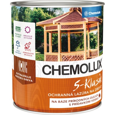 CHEMOLAK S1040 Chemolux Klasik červená 9 l