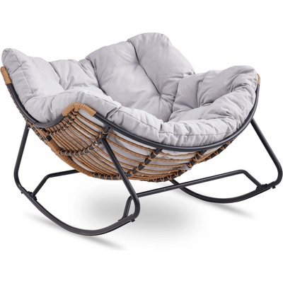 JAKS Houpací křeslo Elton šedé – Zboží Dáma JAKS Houpací křeslo Elton šedé – Zboží Dáma