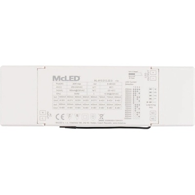 RF Stmívatelný driver 250-1000mA McLED ML-910.012.22.0