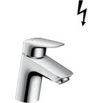 Hansgrohe Logis - Смесител за умивалник с изход Push-Open, хром 71074000 (71074000)