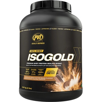 PVL / Pure Vita Labs IsoGold | Whey Protein Isolate [2270 грама] Шоколад с фъстъчено масло