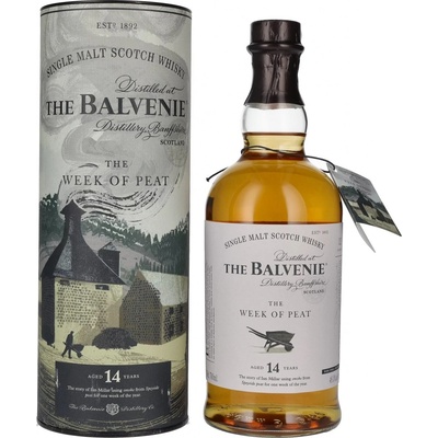 The Balvenie 14y The Week Of Peat 48,3% 0,7 l (tuba)
