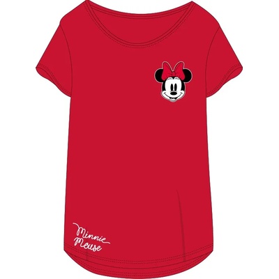 EPlus Дамска пижама тениска - Мини Маус, червена Размер - деца: S