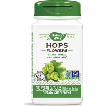 Nature's Way Hops Flowers, 100 капсули, Nature's Way