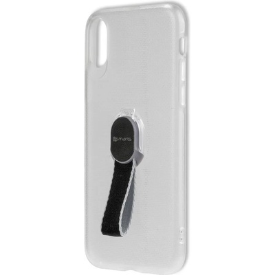 4smarts Калъф с Лента за Ръка за iPhone XS/X, 4SMARTS Loop Guard Case, Прозрачен (4S467381)