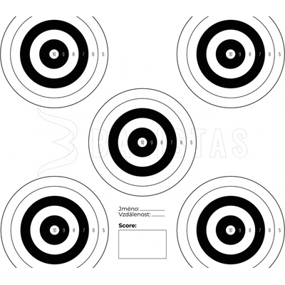 Terč Venox 14x14 5 terčů 100ks – Zboží Dáma