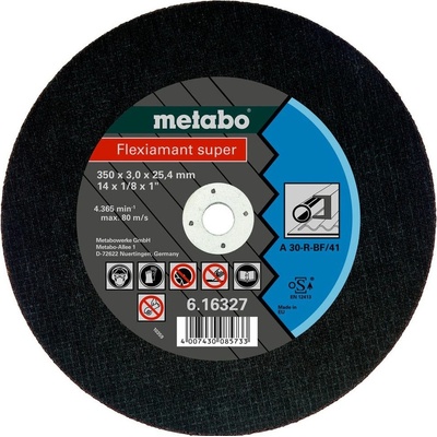 Metabo Flexiamant Řezný kotouč 350 x 3,0 x 25,4 mm 616339000