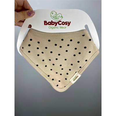 Baby cosy Podbradník z organickej bavlny Bodka do