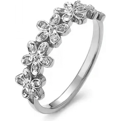 Blink-Blink Prsteň z bieleho zlata s diamantami 1470BDG