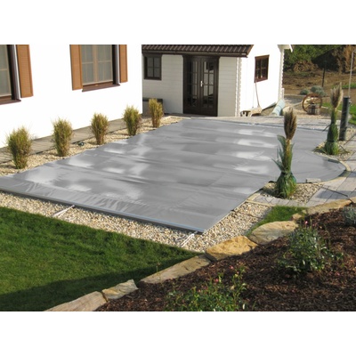 CF Bazénová roleta STD obdĺžniková 700 x 350 cm - Grey