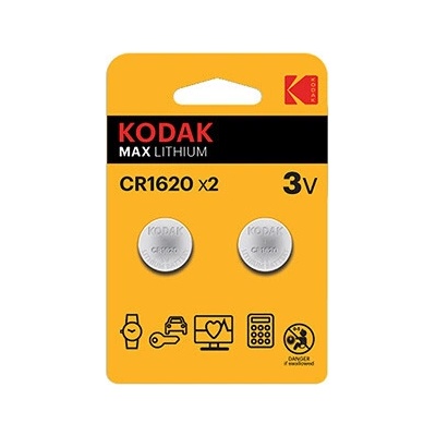 Kodak CR1620 2 ks KOD-1620BL2