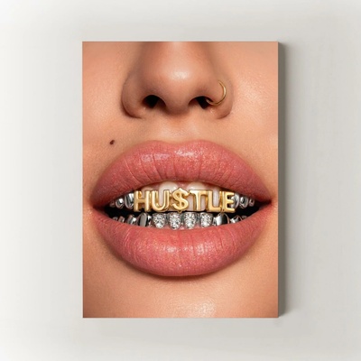 Hustle Grillz Velikost: 50x70 cm, Rám: Bez Rámu