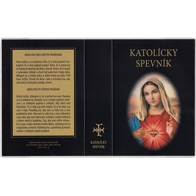 Obal: na Katolícky spevník - Nepoškvrnené Srdce Panny Márie - 4 PM