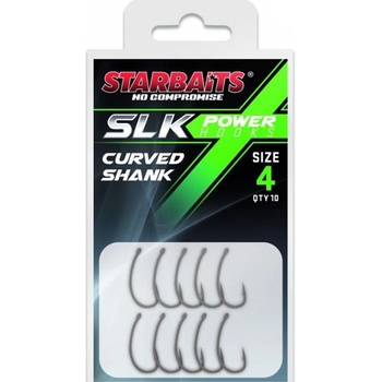 Starbaits Power Hook PTFE Coated Curved Shank Bez Protihrotu veľ.8 10 ks