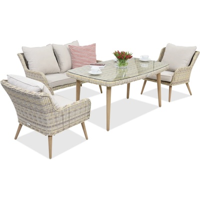 Garden Point Градински мебели Bilbao Apetito 4 Garden Point sand (GAP0560-4)