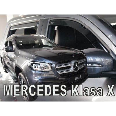 Deflektory Mercedes Class X W470 2017 predné + zadné