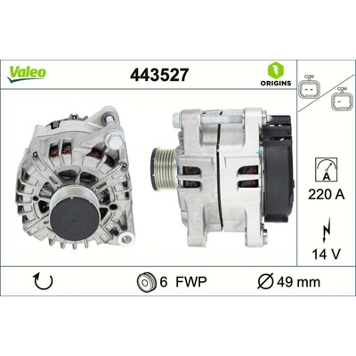Generátor VALEO 443527