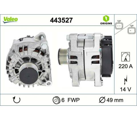 Generátor VALEO 443527