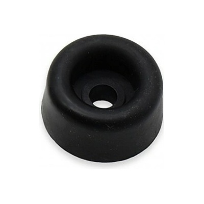 Gumová zarážka pr.20mm, v.10mm ČERNÁ