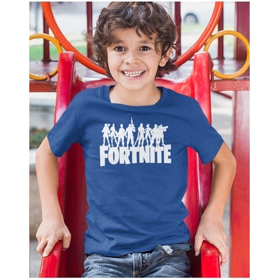 Dětské tričko Fortnite Modrá Canvas Dětské tričko Bezvatriko.cz 1