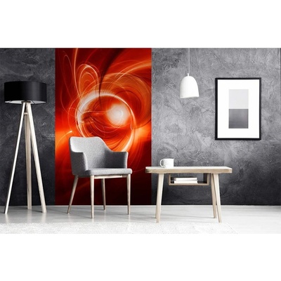 Dimex MS-2-0287 vliesová fototapeta na zeď Červený abstrakt rozmery 150 x 250 cm