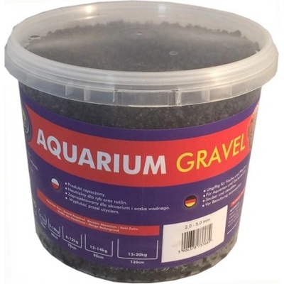 AQUA NOVA štěrk černý 2-5mm 5kg