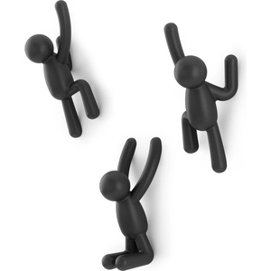 Umbra Пластмасови куки за стена в комплект от 3 броя Buddy - Umbra (318165-040)