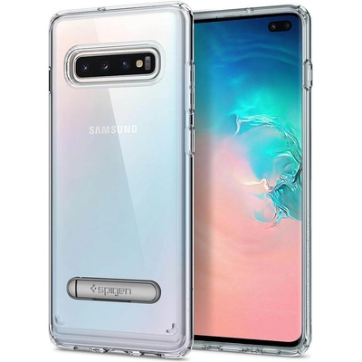 Spigen Ultra Hybrid S Case - хибриден кейс с висока степен на защита за Samsung Galaxy S10 Plus (прозрачен)