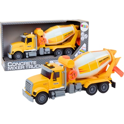 mamido Žltá nákladná miešačka s trecím pohonom so svetelnými a zvukovými efektmi