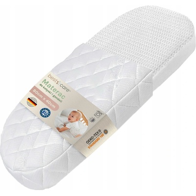 BestCare Matrace AERO do kolébky Air Plus oválná 80 x 40 cm