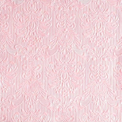 Ambiente ubrousky Elegance 3V sv.růžové metalické 15ks 40x40cm