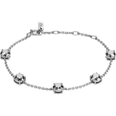 Diesel Fashion stříbrný náramek s krystaly DL1358040