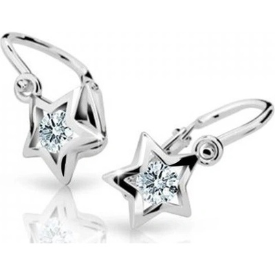 Cutie Diamonds dětské náušnice Hvězdičky z bílého zlata s brilianty DC1942-10-00-X-2